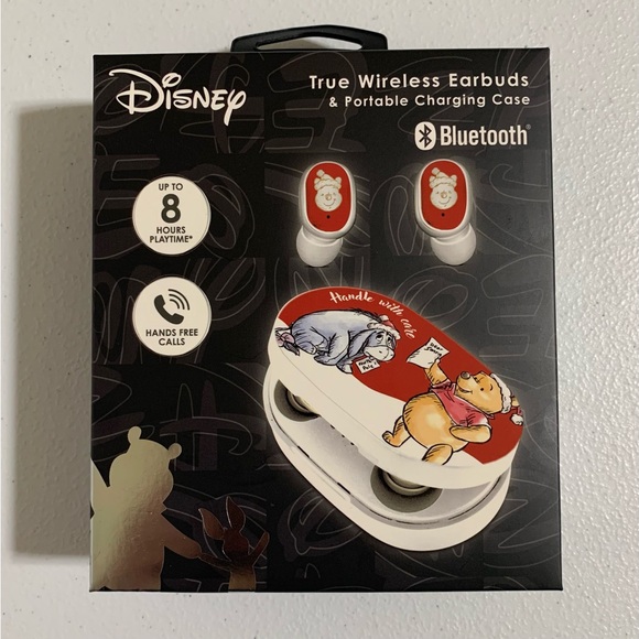 Disney Winnie the Pooh True Wireless Earbuds & Portable Charging Case-New in Box - Picture 9 of 10